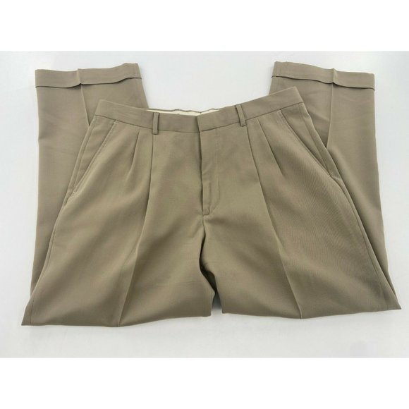 Eddie Bauer Other - **Sold*EDDIE BAUER Wrinkle-Free Ruston Fit Pleated Dress Pants Men's 36x30 100%
